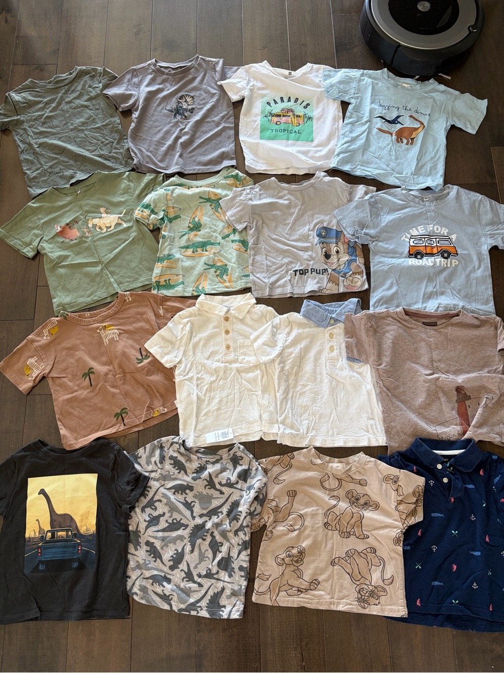 Kids Short-Sleeve Shirt - Assorted Green, Gray, White, Blue